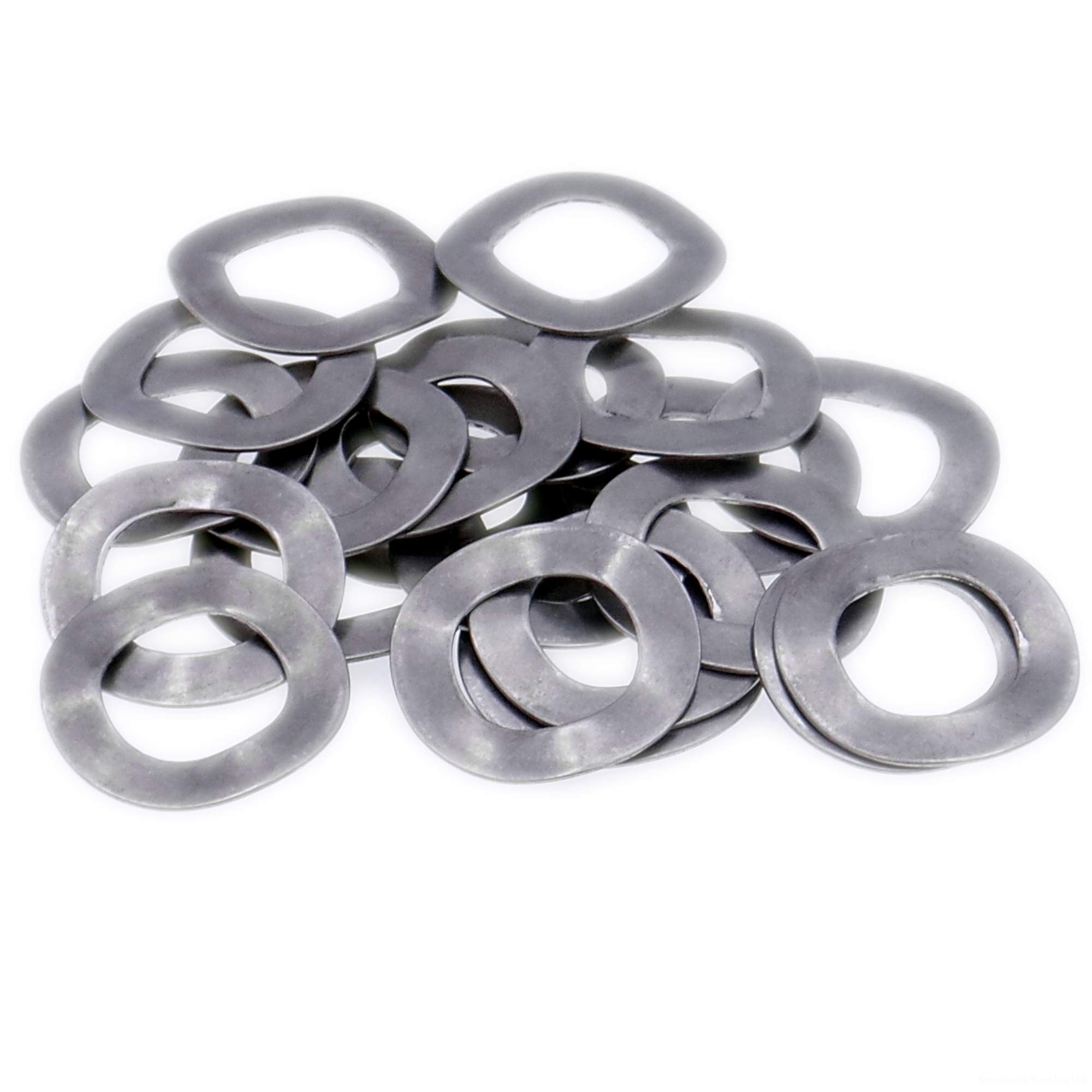 Singularity Supplies Silver M3 (3Mm) Crinkle Washer - Stainless Steel (A2) (Pack Of 20)