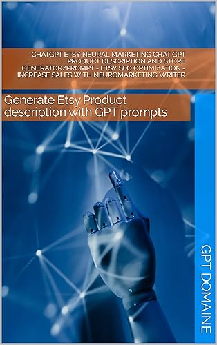 ChatGPT Etsy Neural Marketing Chat GPT Product Description and Store