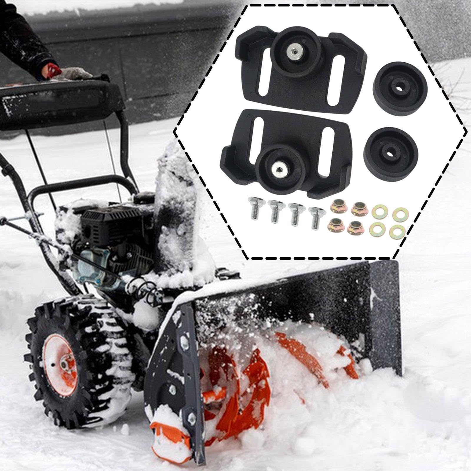 LOVIVER patins à roulettes pour souffleuse à neige, kit réparation patins, composant souffleuse à neige facile à installer 490-241-0038