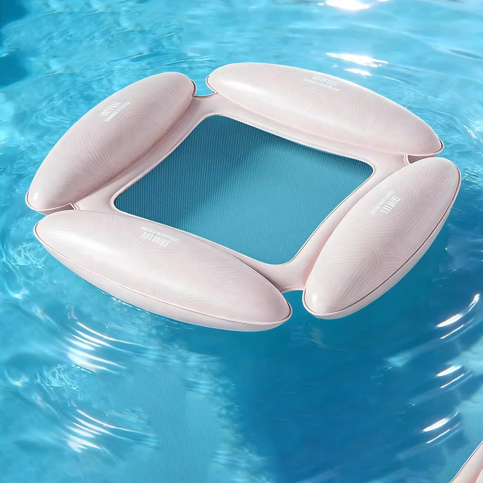 Fideos inflables para piscina, tumbona flotante para fiesta de verano, flotador de agua portátil para playa y lago