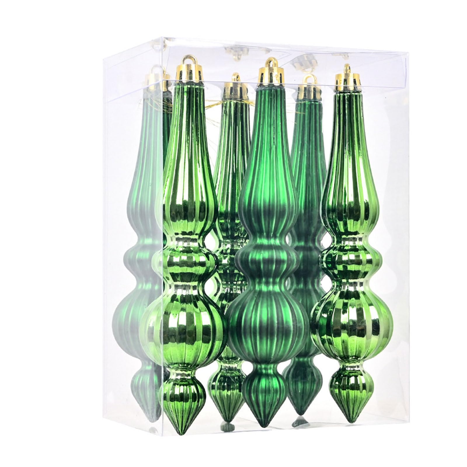Xjdzineq 6Pcs Metallic Christmas Ball Ornament Shatterproof Decorative Baubles Tree Decorations for Wreath Door Wall Unbreakable Hanging Decoration