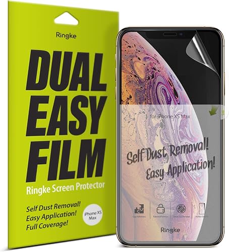 Ringke Dual Easy Full Coverage per iPhone XS Pellicola Protettiva 2-Pack Rivestimento Anti-Sfumature Alta Risoluzione Proteggi Schermo Semplice Facile Usare Custodia Protettiva per iPhone Ringke Dual Easy Full Coverage per iPhone XS Pellicola Protettiva 2-Pack Rivestimento Anti-Sfumature Alta Risoluzione Proteggi Schermo Semplice Facile Usare Custodia Protettiva per iPhone