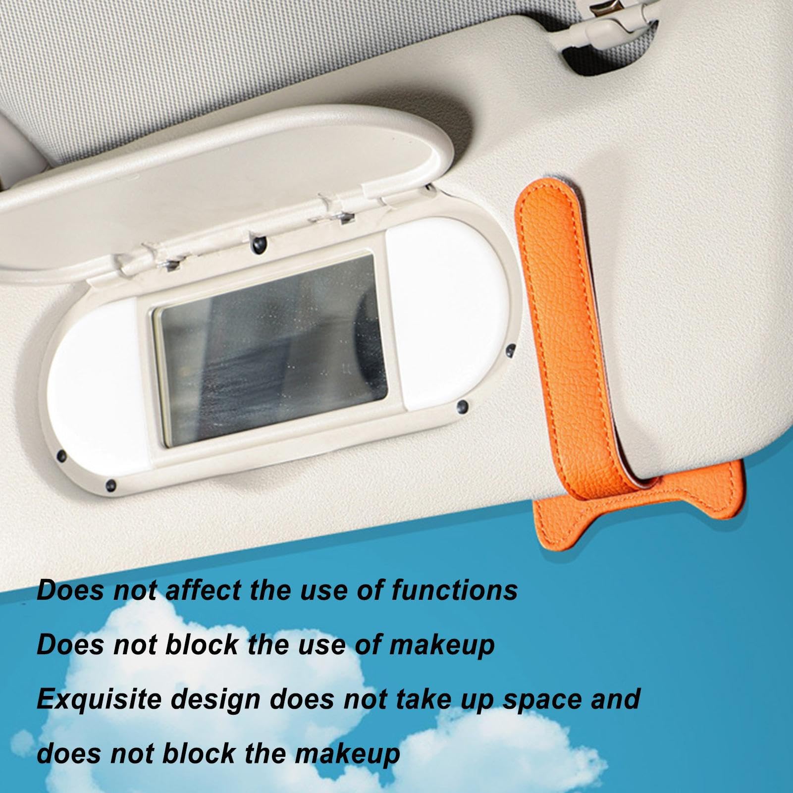 Generico Supporto per Occhiali da Sole per Visiera per Auto, Supporto per | Occhiali da Sole per Visiera per Auto | Clip per Gancio per per,Porta da per alla, per Clip per visie