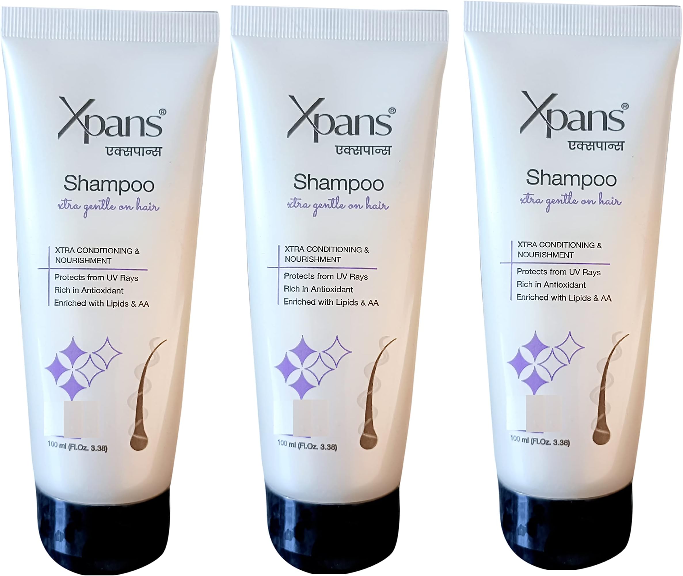 New Xpans Mild Shmapoo (PACK OF 3 * 100ML)
