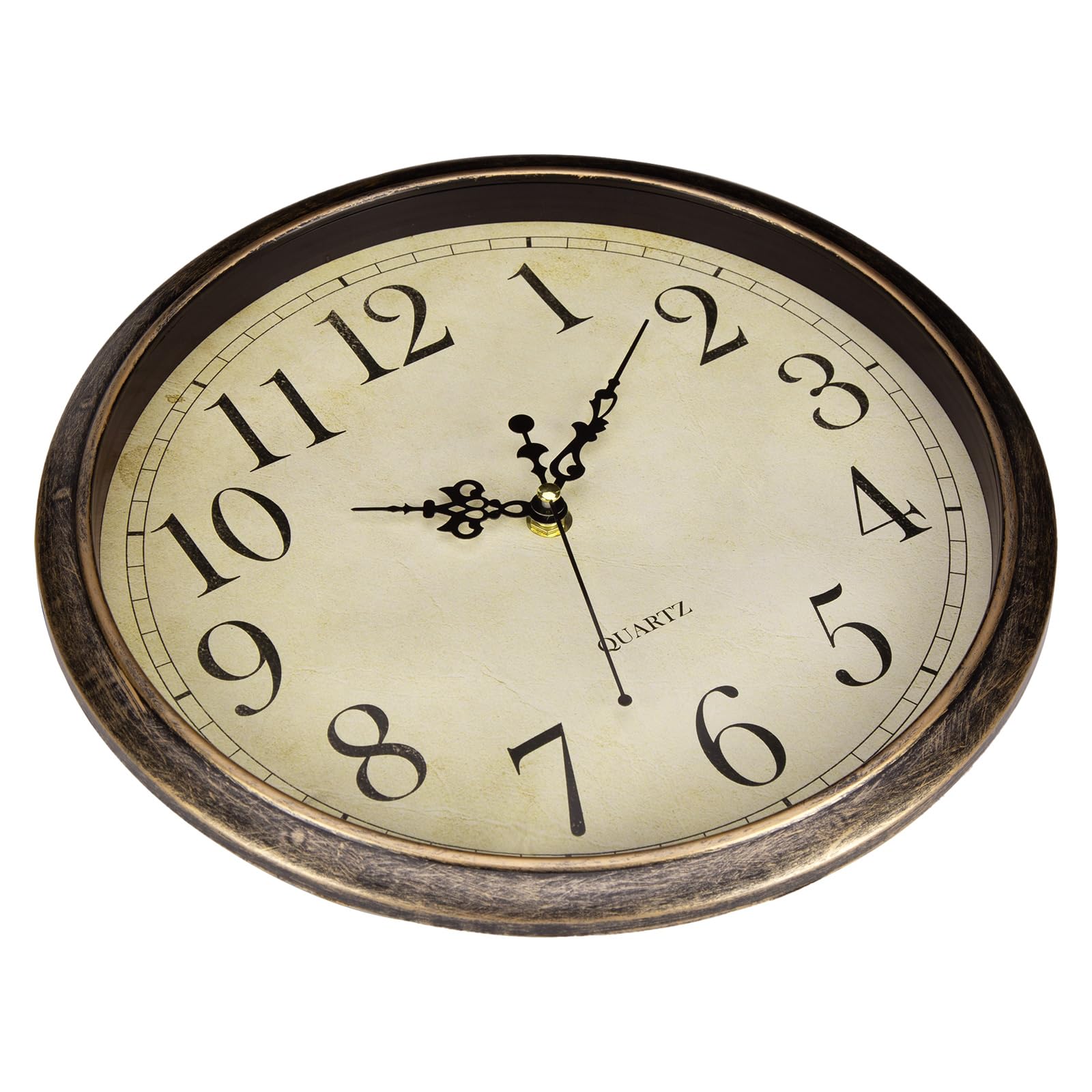 ACCSHINE Orologio da parete, silenzioso, vintage, 30 cm, con, al quarzo, a batteria, facile da leggere, per camere, casa, cucina, camera da letto, ufficio, scuola