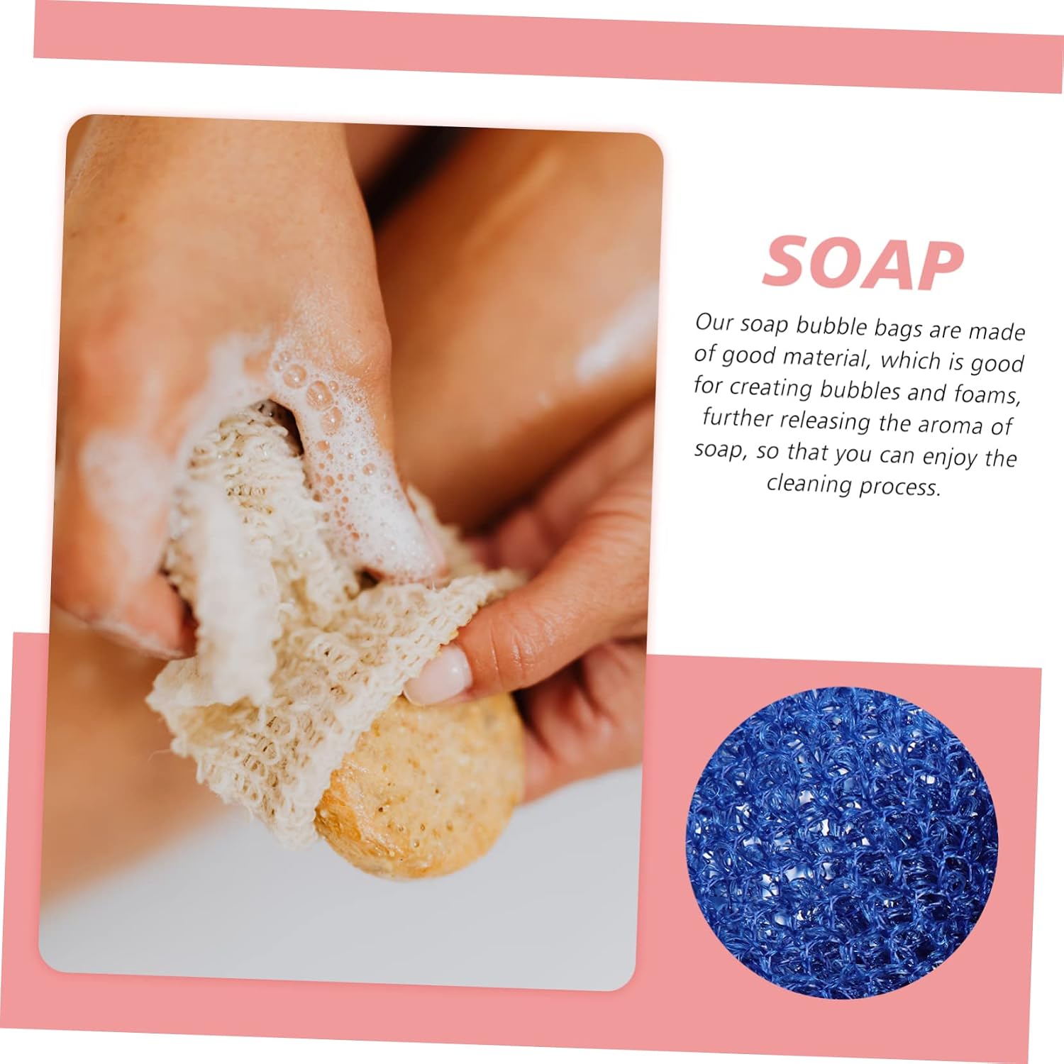 8pcs Drawstring Soap Saver Pouches Mesh Soap Foaming Bags for Easy Bubble Making Comfortable Texture for Family Use for Bath Storage and Quick Drying
