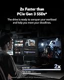 Lexar EQ790 SSD 4To, M.2 2280 PCIe Gen4 NVMe SSD - 3