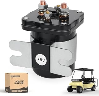 Heavy Duty 48V 4-Terminal Solenoid for Club Car, EZGO, Yamaha Golf Carts - Compatible with Club Car 101883601, EZGO 73231G01, Yamaha JR1-H1950-00 - 586 Series