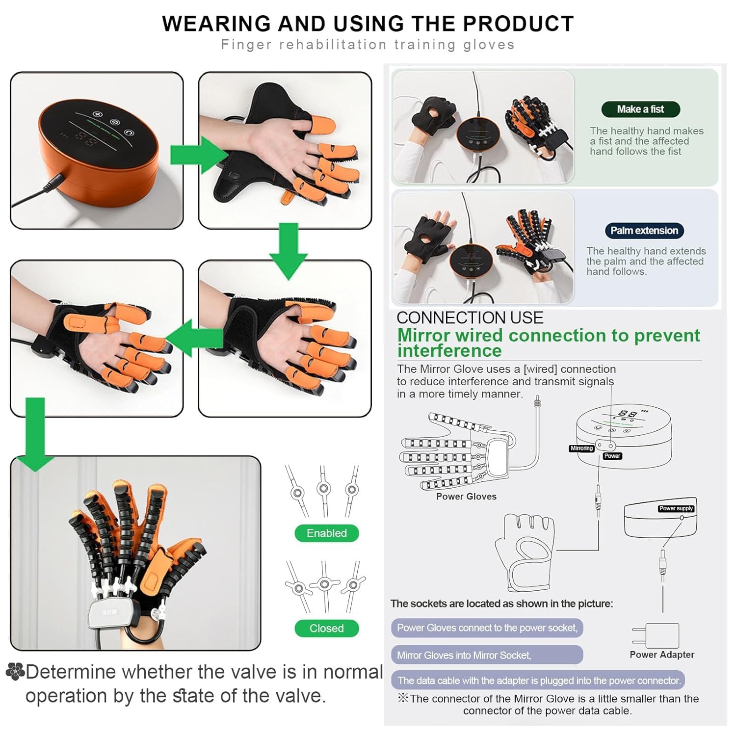 Guante Rehabilitación Robot, Guantes Rehabilitación Dedos Ictus, Dispositivo Recuperación Función Mano, Equipo Recuperación Mano(Size:Mano Derecha XXL,Color:Azul)