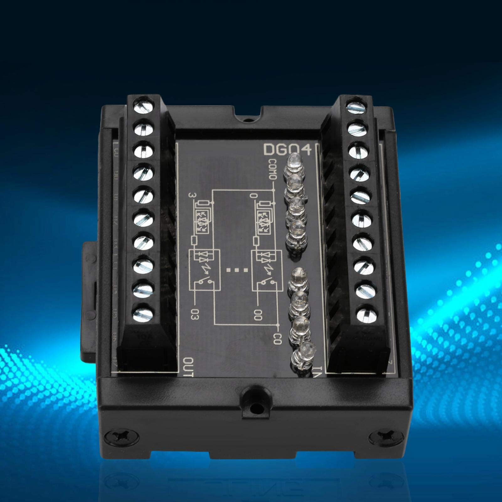 Convertitore di livello NPN a PNP cambio di livello a doppia conversione di segnale a 8 canali DG04 Ampia tensione DC 10-28V 10 KHZ