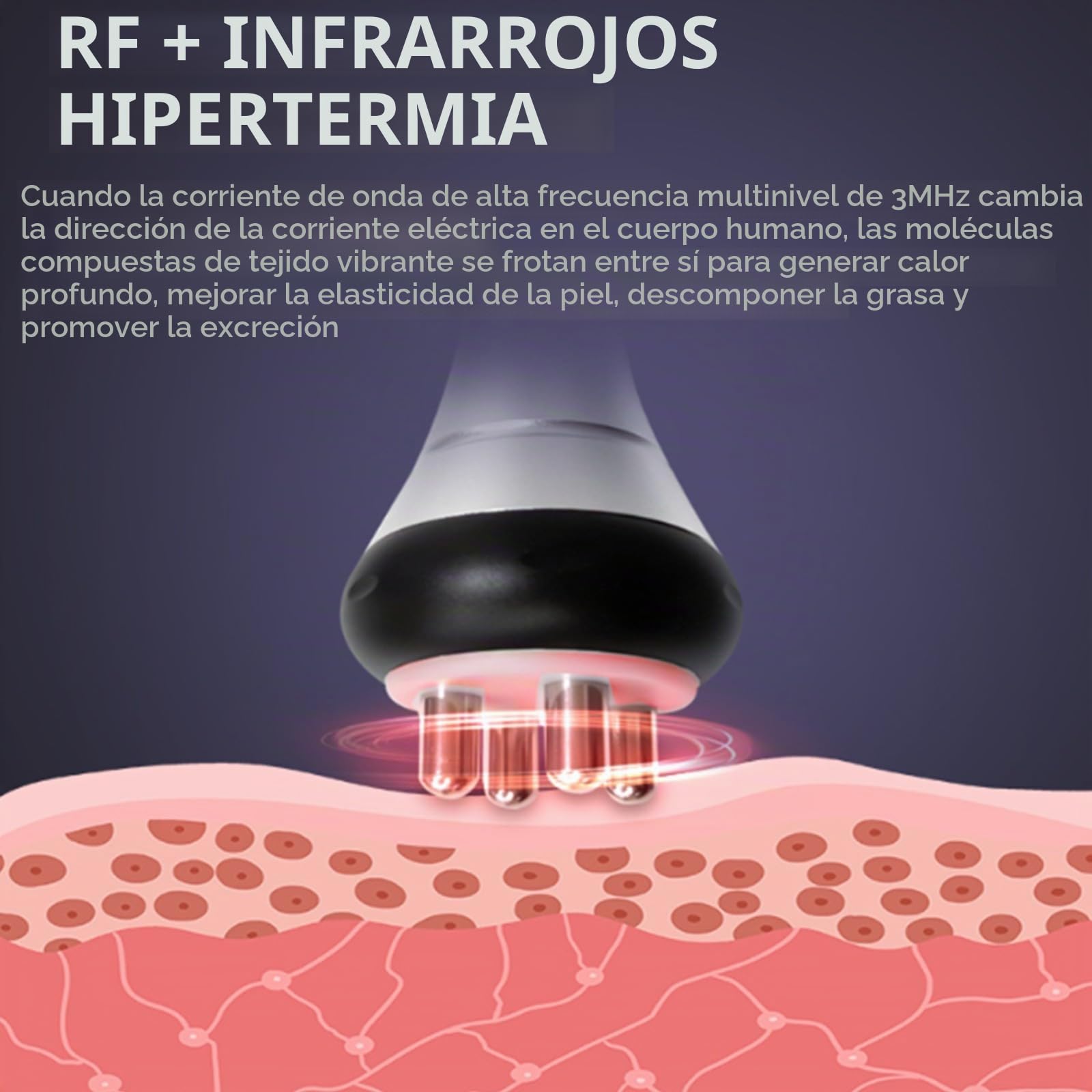 40K Máquina De Cavitación y Ultrasonido 4 in 1, Radiofrecuencia Corporal Masajeador Anticelulítico Reductor