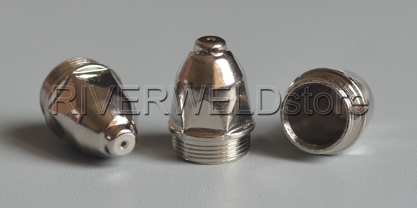 RIVERWELD P80 Plasma-Schneidbrenner Verbrauchsmaterial KIT Mit Plasma Schneiddüse 1,5 100Amp, 45 Stück