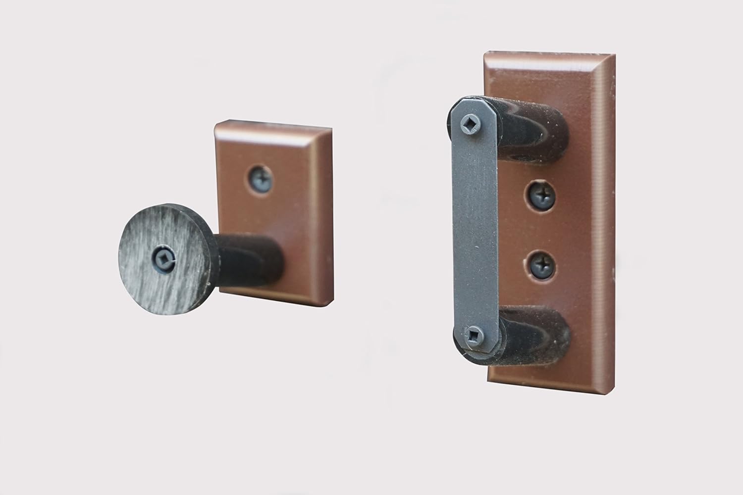 Standard Horizontal Wall Mount for a 3" Wide Barrel Antique Rifle with A Security Bracket (Made in The USA)