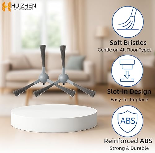 Miniatura 7 de Kit de accesorios para ROPVACNIC S1, para Tipdiy G90, para betboyles V75S, para VIPSUN Z1, para piezas de repuesto de aspiradora robot PrettyCare