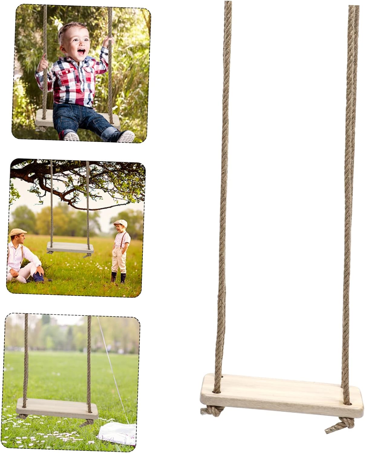 BESPORTBLE 1pc Hanging Swing Chair for Outdoor and Indoor Use Simple Design Material Safe and Fun for Adults and Boys and Girls for Garden and Balcony