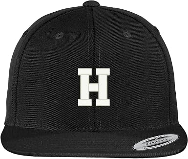 Amazon.com: Moda Ropa Tienda Letra H Collegiate Varsity Font Inicial  Bordado Gorra De Béisbol : Ropa, Zapatos y Joyería