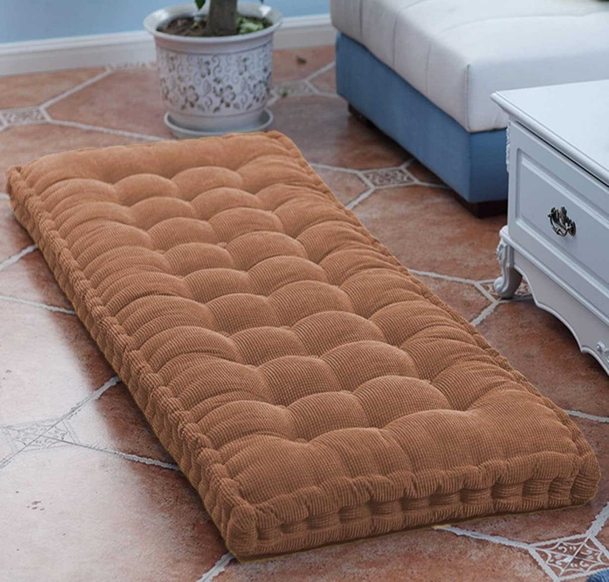 Gruba miękka nakładka na ławkę do huśtawki ogrodowej – 50 x 150 cm, idealna do 1/2/3-osobowego futra wewnątrz/na zewnątrz, na patio i werandę, do siedzenia przy oknie.