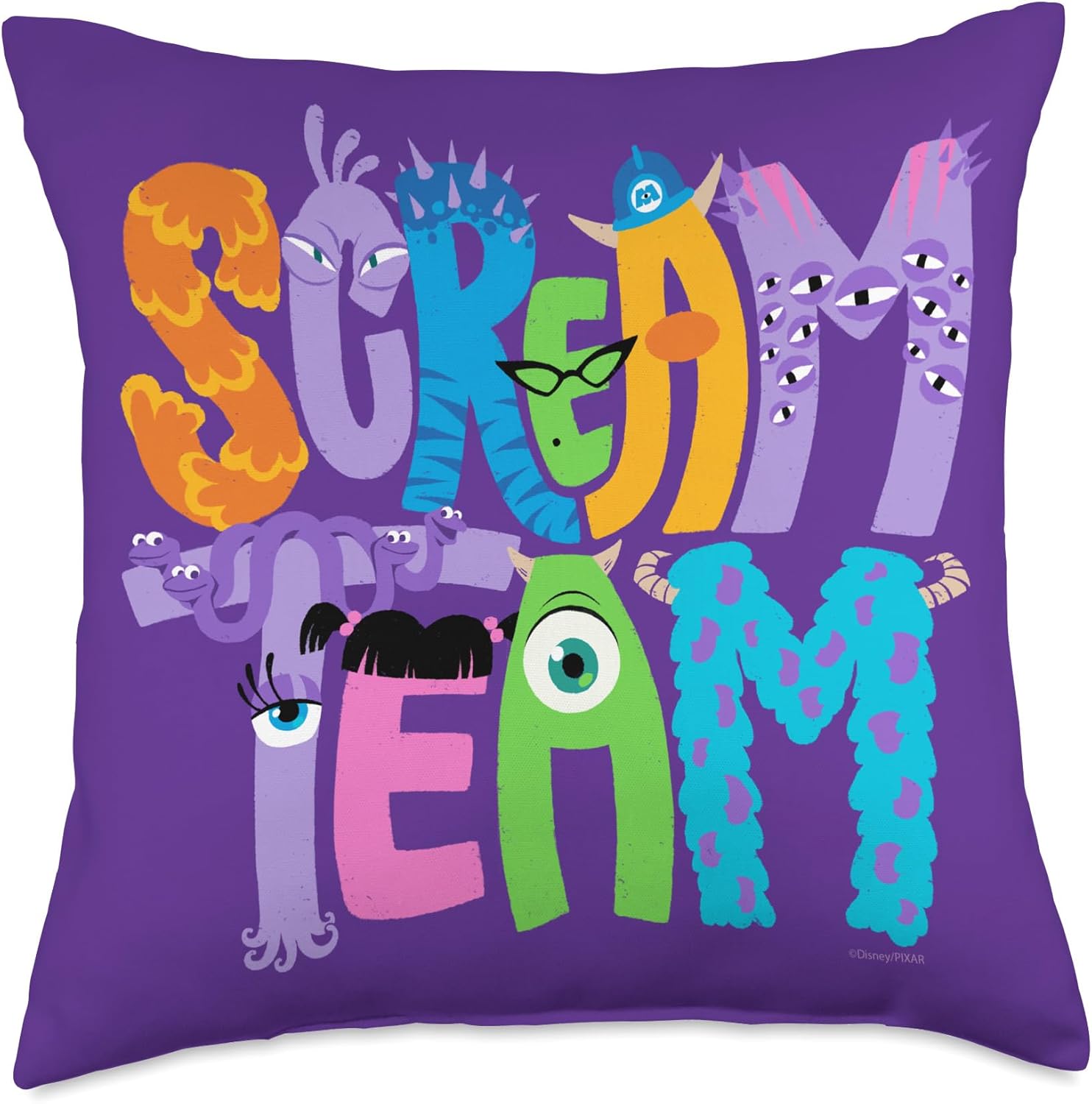Disney and Pixar’s Monsters, Inc. Scream Team Halloween Throw Pillow