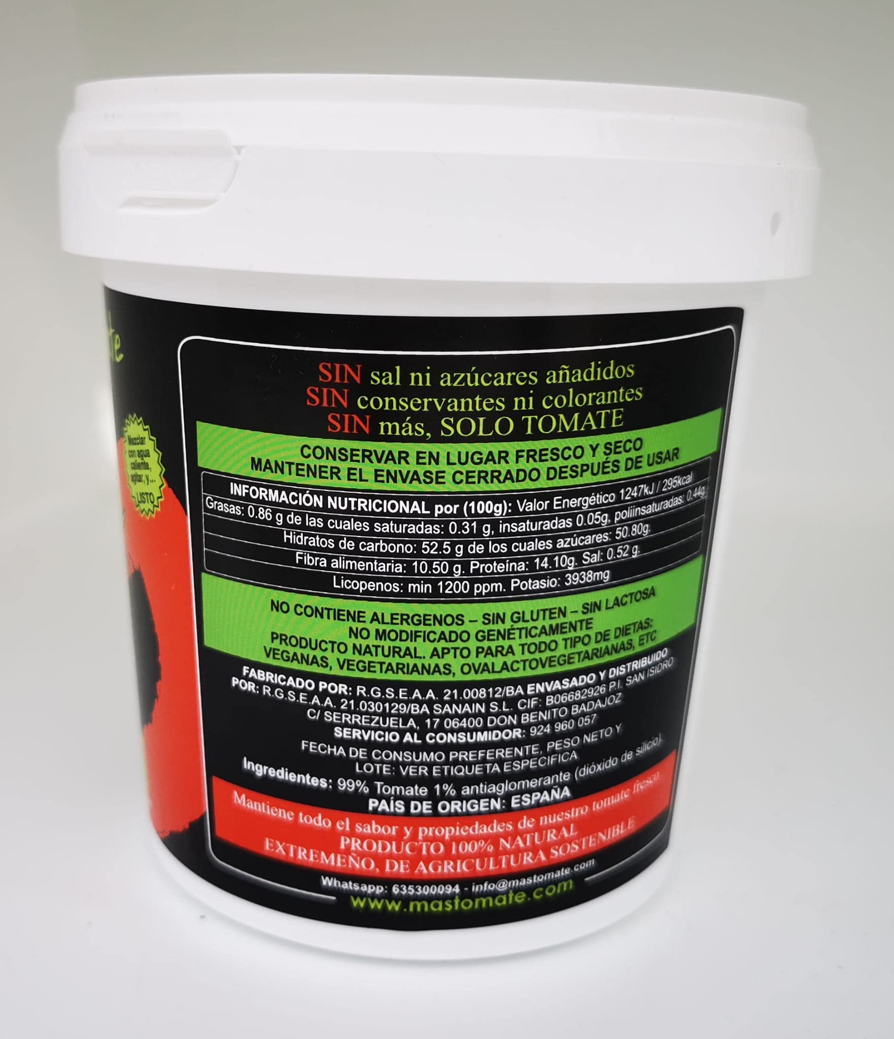 TOMATE DESHYDRATEE EN POUDRE BOITE 500g.