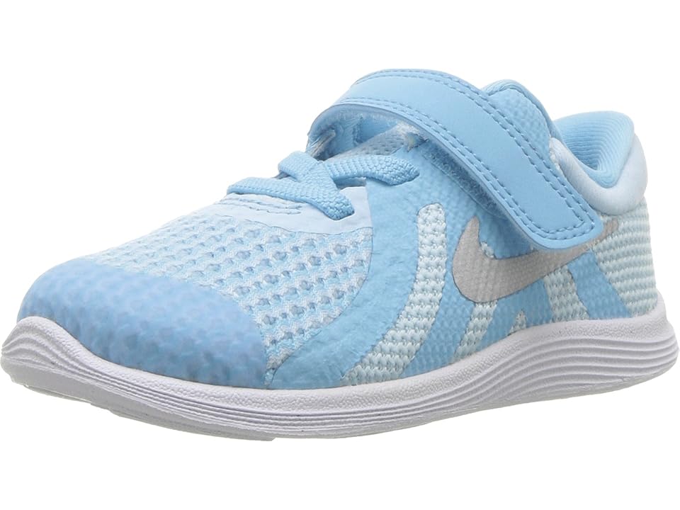 

Nike Kids Revolution 4 (Infant/Toddler) (Cobalt Tint/Metallic Silver/Blue Chill) Girls Shoes