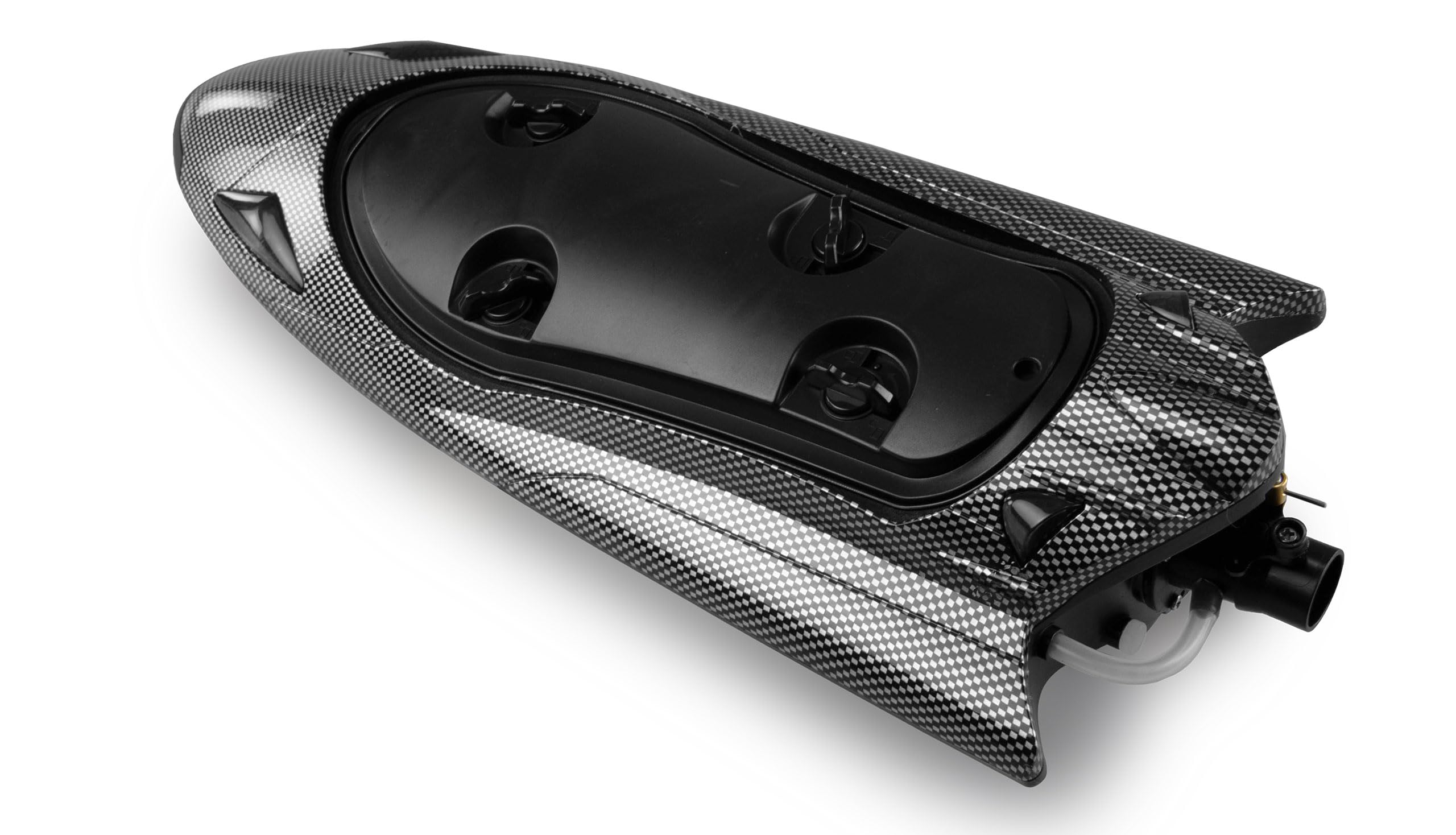 Amewi Stingray - Lancha con accionamiento a Chorro (40 km/h, 335 mm, Aspecto de Carbono RTR)