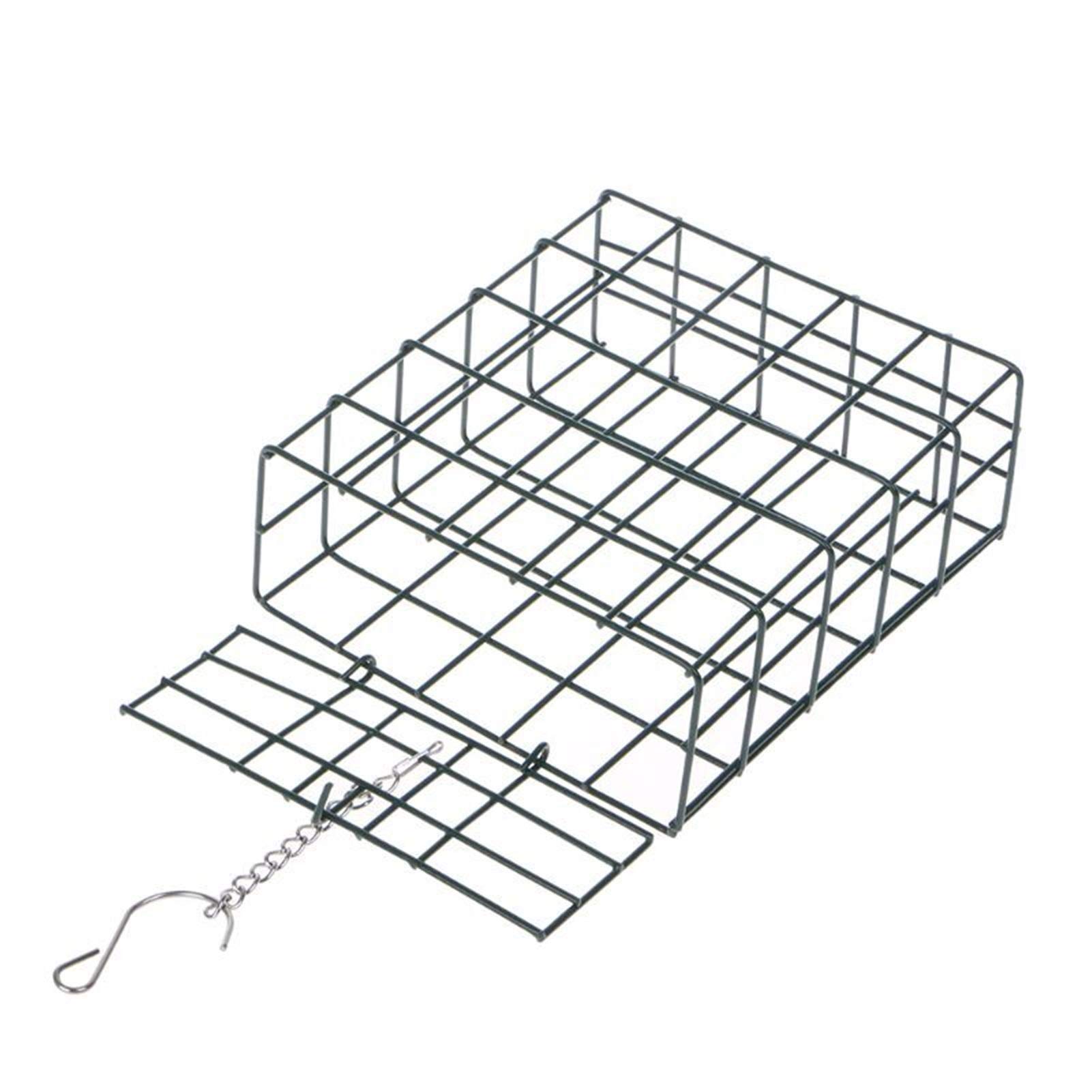 Vogelhäuschen Vogel-Feeder Green Cube Käfig Lebensmittelbehälter Outdoor Wild Vögel Papagei Fütterung Hängender Baum Tragbare Frucht Gemüse Park Garten Futterhaus