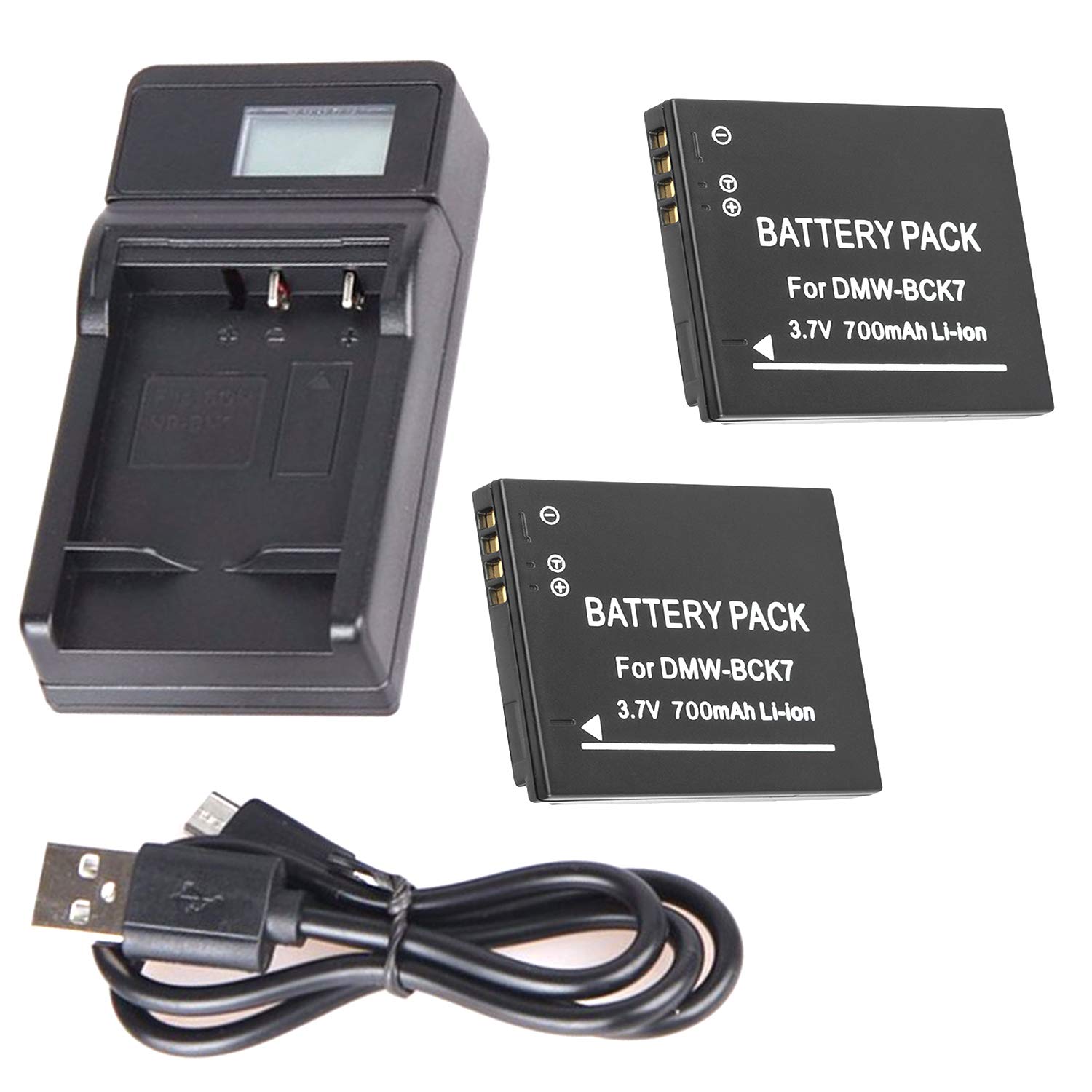 Vhbw 3x Batterie Compatibili Con Panasonic Lumix DMC-FX7 E DMC-FX2 - Li-Ion 500mAh, 3,6V, Sostituisce NP-40