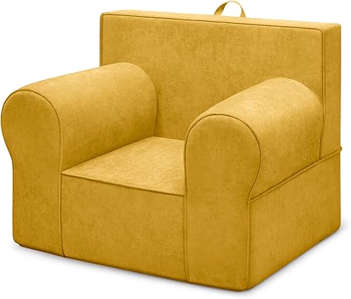 Miniatura 26 de Delta Children Silla de espuma XL Cozee, tamaño perfecto para niños de 18 meses a 12 años en adelante, color azul mezclilla Azul mezclilla,Gris