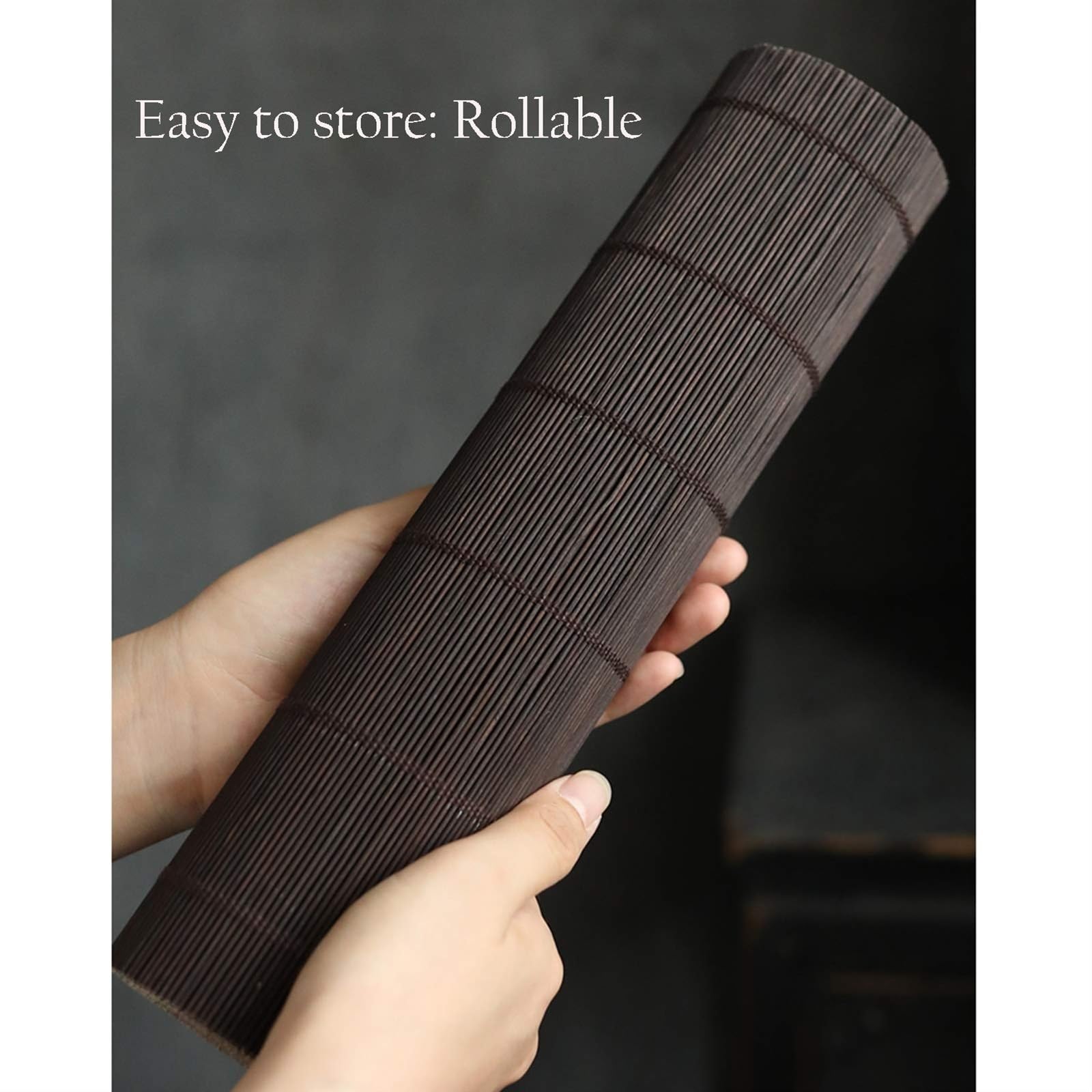 Tischläufer Bambus Tischband 30-300cm Japanischen Stil Handgewebte Traditionelle Tischsets Anti-Hot-Tischset Couchtischläufer Teematten (Size : 30x210cm)