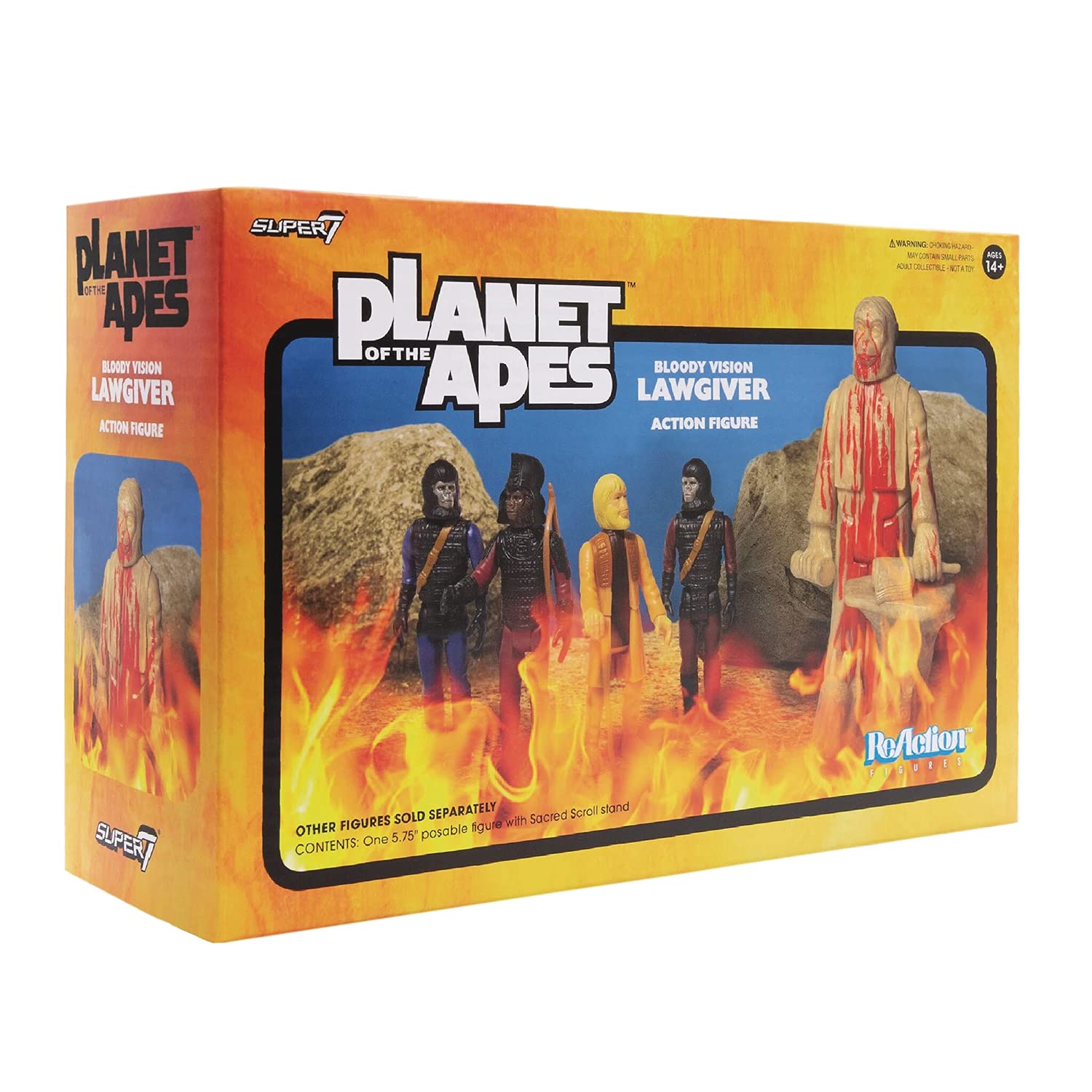 Amazon.co.jp: Super7 猿の惑星: 血まみれの法律師像 リアクション 