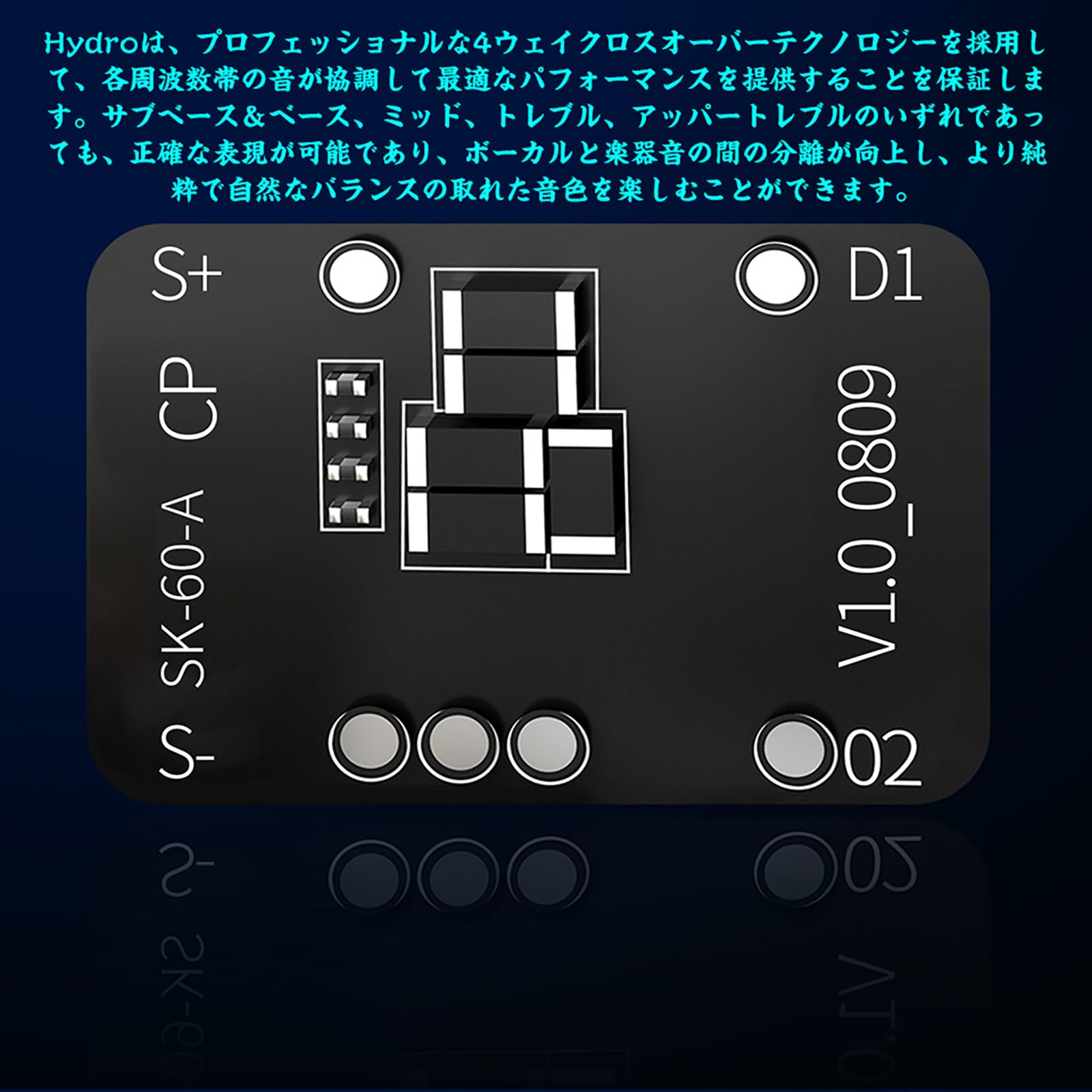 Amazon.co.jp: LINSOUL CCA Hydro 2DD+8BAハイブリッド型ブラック音楽 