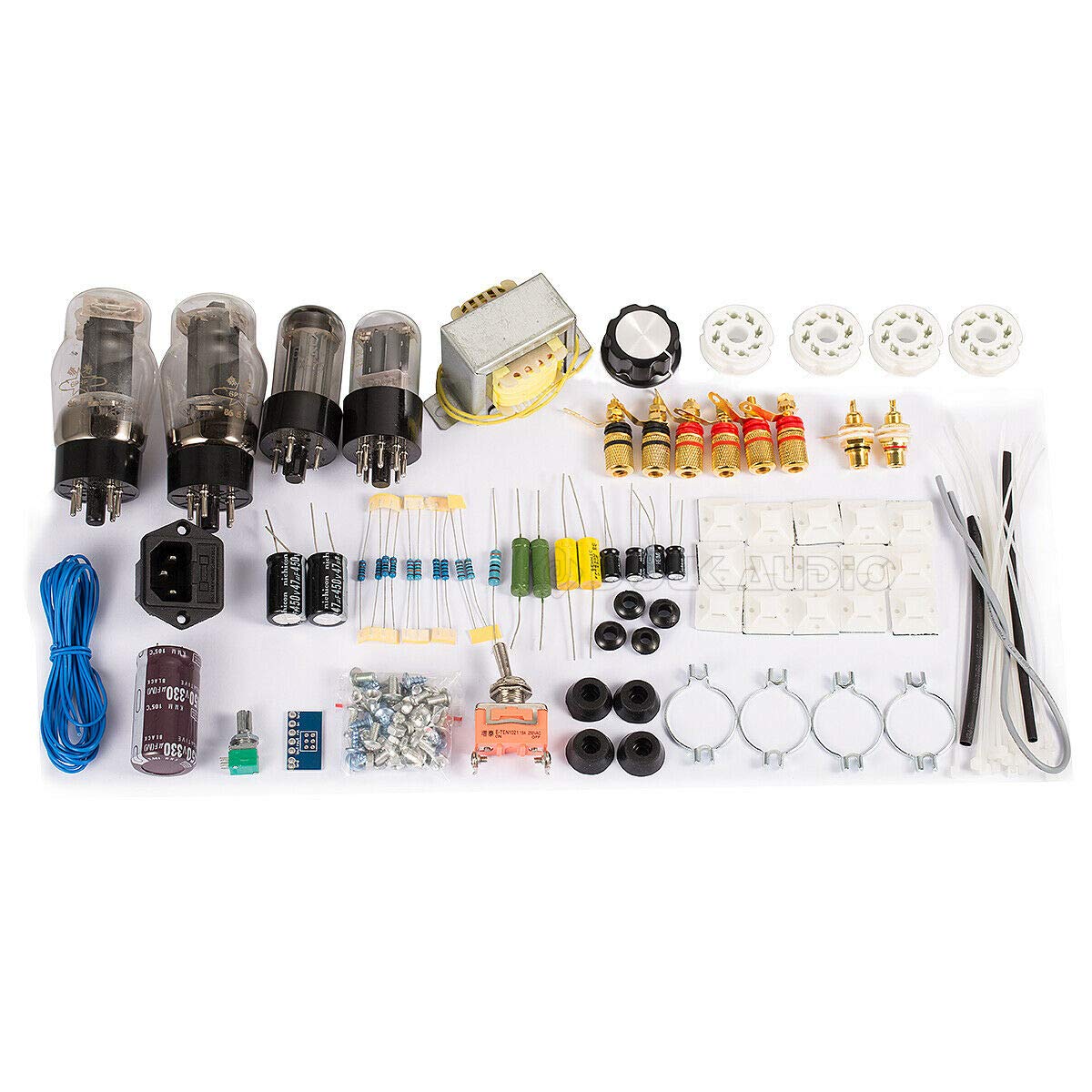 Nobsound® - Doppio Audio Class A 6H9C+6P3P - Kit faidaté, amplificatore a valvole 7 W x 2 canali, HiFi 2.0