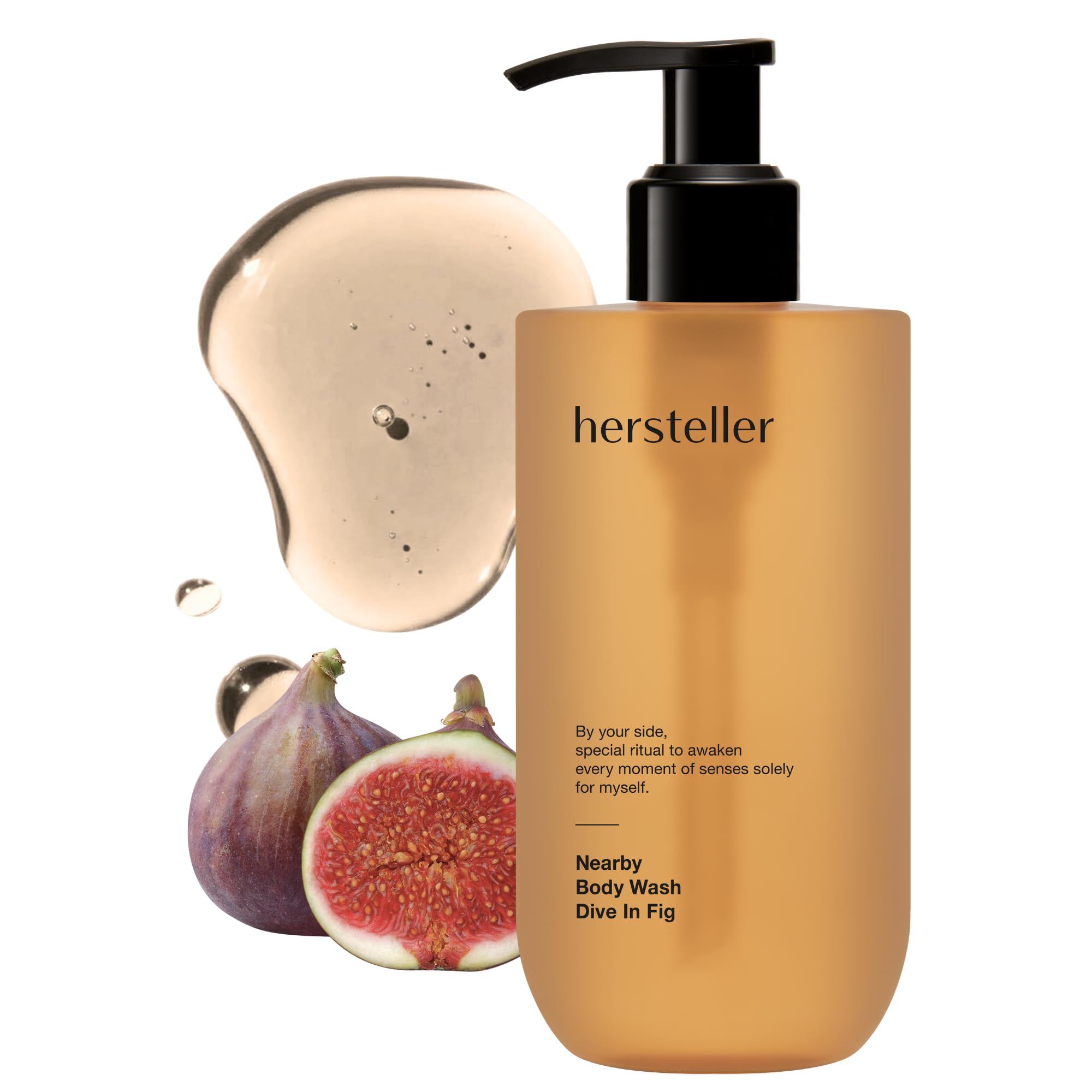 Hersteller Nearby Scented Vegan Body Wash 10.1 fl oz Moisturizing Soothing Cleanser for Dry Skin Dive In Fig