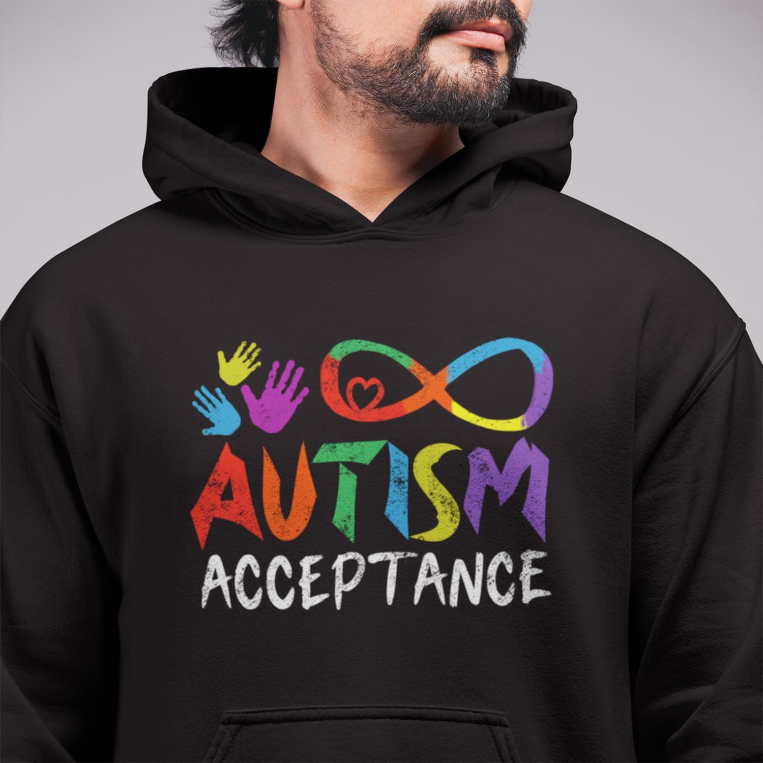 shop4ever Autism Acceptance Infinity Symbol Hoodie Sweatshirts