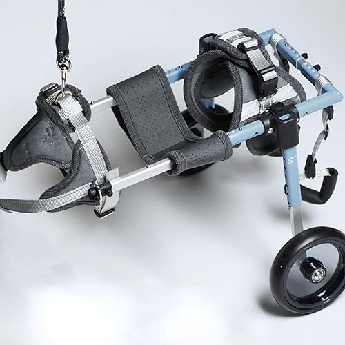 Dog Wheelchair for Back Legs Pet Light Weight Dog&Cat&Pets Wheelchair Cart Adjustable Dog Cart, Disabled, Paralysis, with Leg Brace and Hip Support