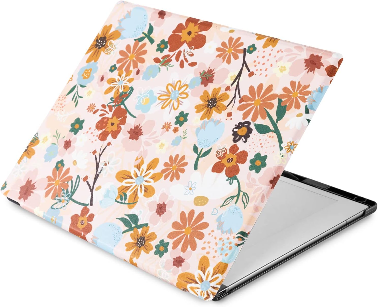 CoBak Case for Remarkable 2 Paper Tablet - Lightweight and Protective Book Folio Cover with Built-in Pen Holder - for 10.3" 2020 Released, Flowers