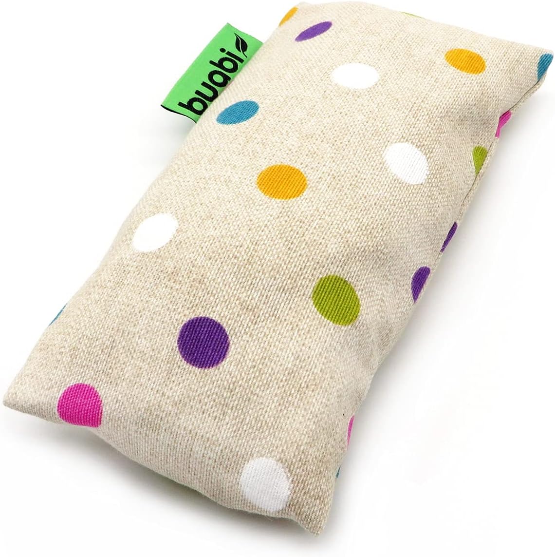 Saco térmico semillas Bebé (20x10cm). Calentar al microondas, Aroma suave a Lavanda. Saquito pequeño con funda lavable extraíble. Almohada Cojín para colicos y dolores de lactante (Lacasitos)