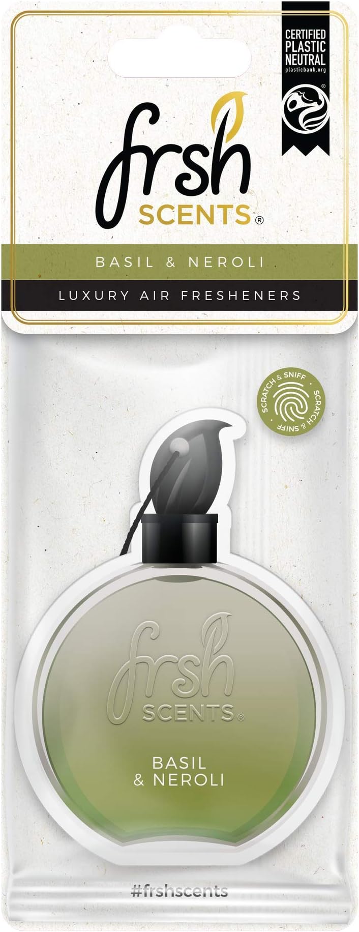 FRSH SCENTS FR9507 Air Freshener Basil and Neroli Fresh Paper
