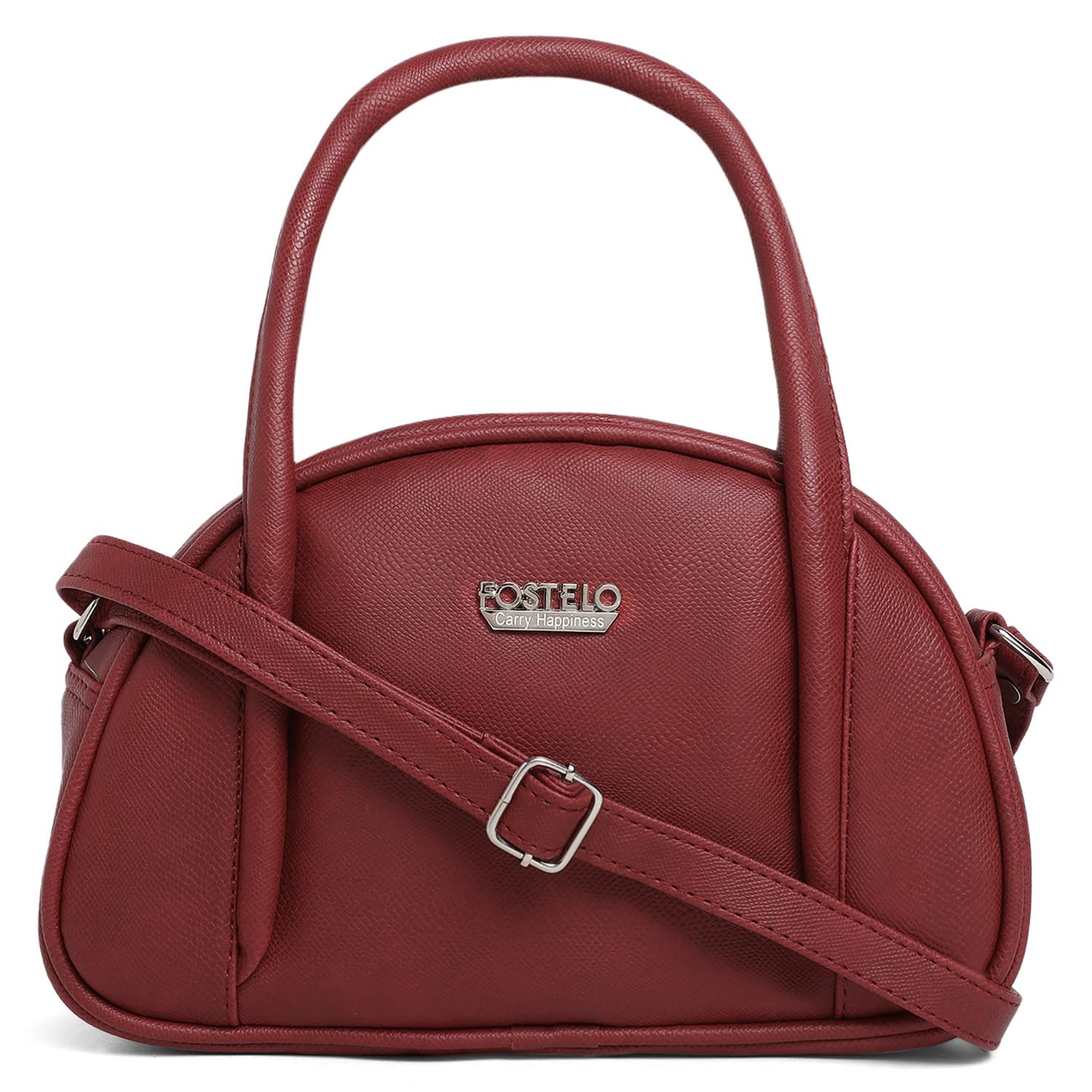 Fostelo Womens Vegan Leather Harley Handbags Shoulder Hobo Bag Ladies Purse (Maroon) (Medium) (B0BR9VV2YB) Amazon Price History, Amazon Price Tracker