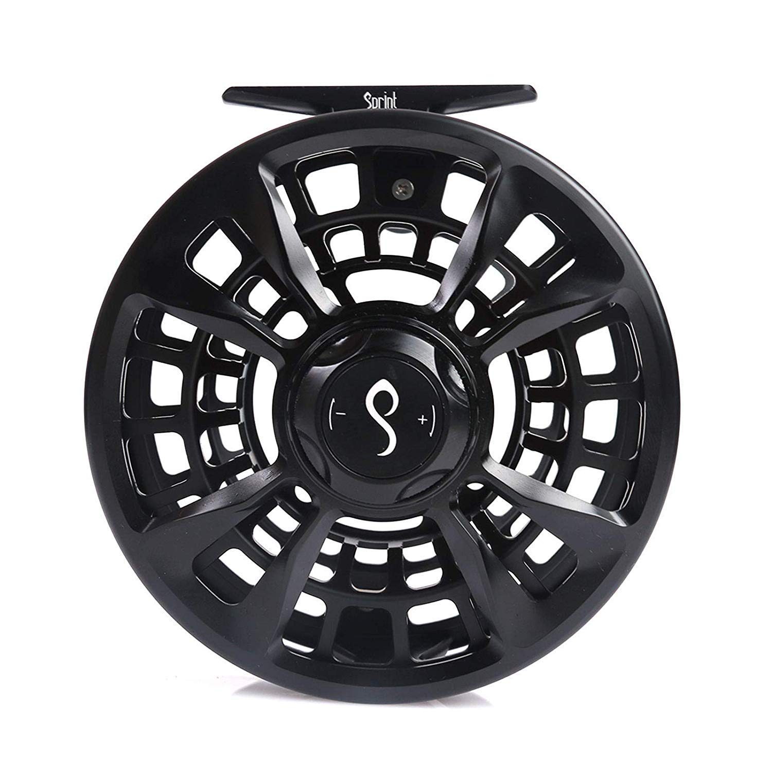 MAXIMUMCATCH Sprint Expert Fully Sealed Fly Fishing Reel CNC-machined Aluminum Alloy Body (Diamond Black, 9/11wt)
