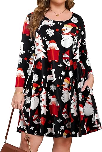 Crew Neck T shirt Long Tunic Dress