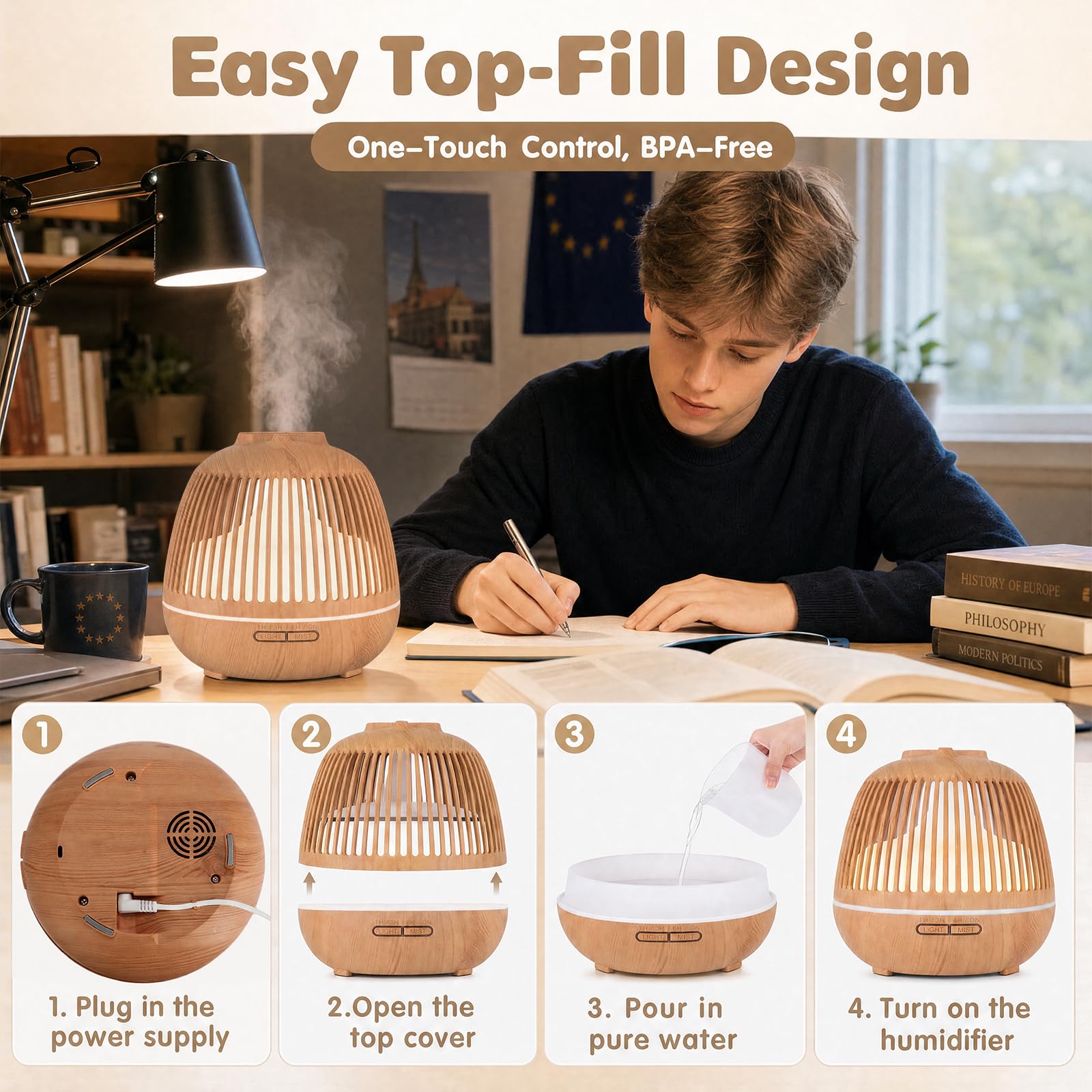Vinato Diffusore Oli Essenziali 550ml — immagine 6 di 15