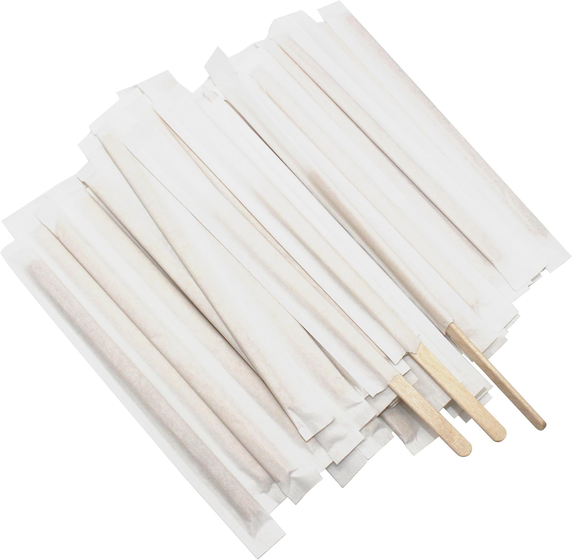 Disposable Birch Wood Coffee Stir Sticks Wooden Stirrers Drink Stirrer,5.5 Inch (Paper Pack 500 pcs)
