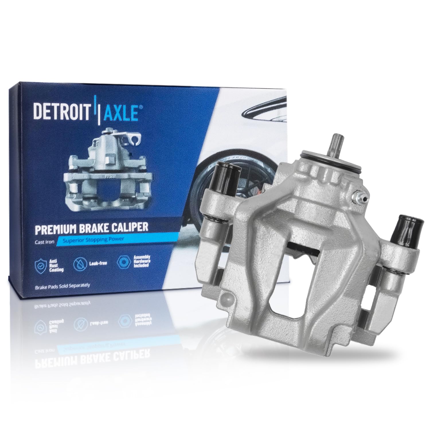 Detroit Axle - Rear Right Brake Caliper for 2017-2024 Chrysler Pacifica