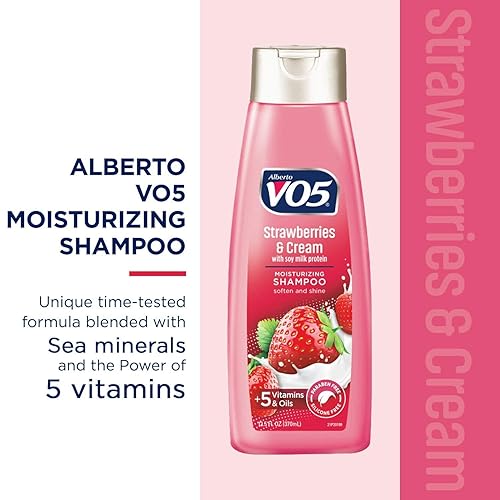Miniatura 6 de Champú Moisture Milks, 15 onzas, fresas por Vo5 (paquete de 2)