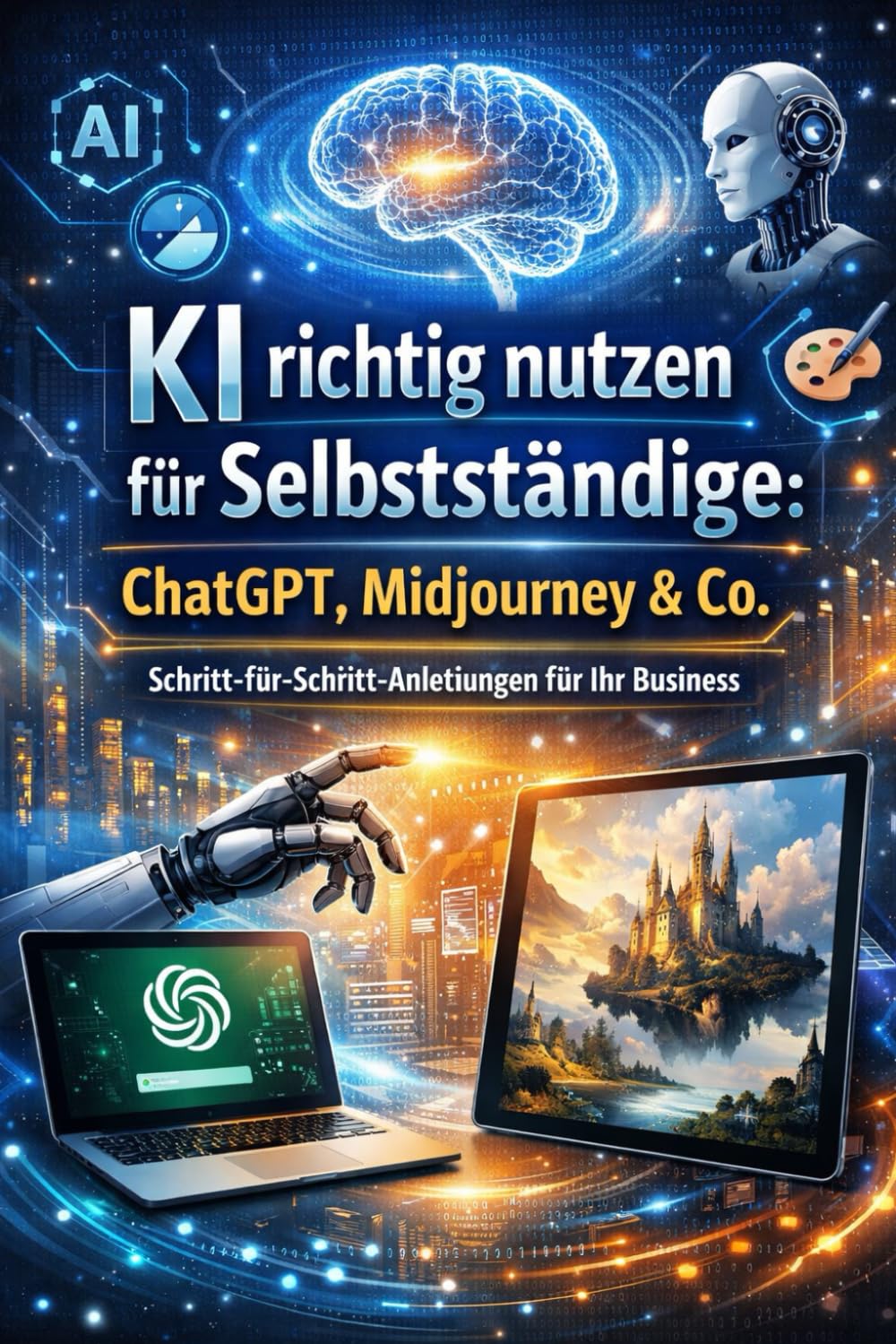 KI richtig nutzen für Selbstständige: ChatGPT, Midjourney & Co. - Schritt-für-Schritt-Anleitungen für Ihr Business