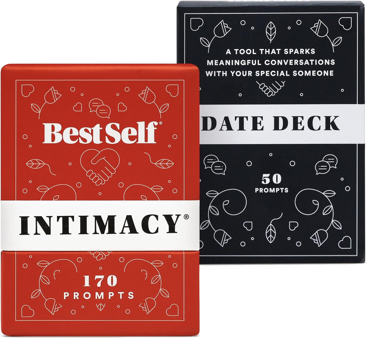 BestSelf Couples Connection Bundle – Intimacy & Date Night Conversation 220 Cards Decks