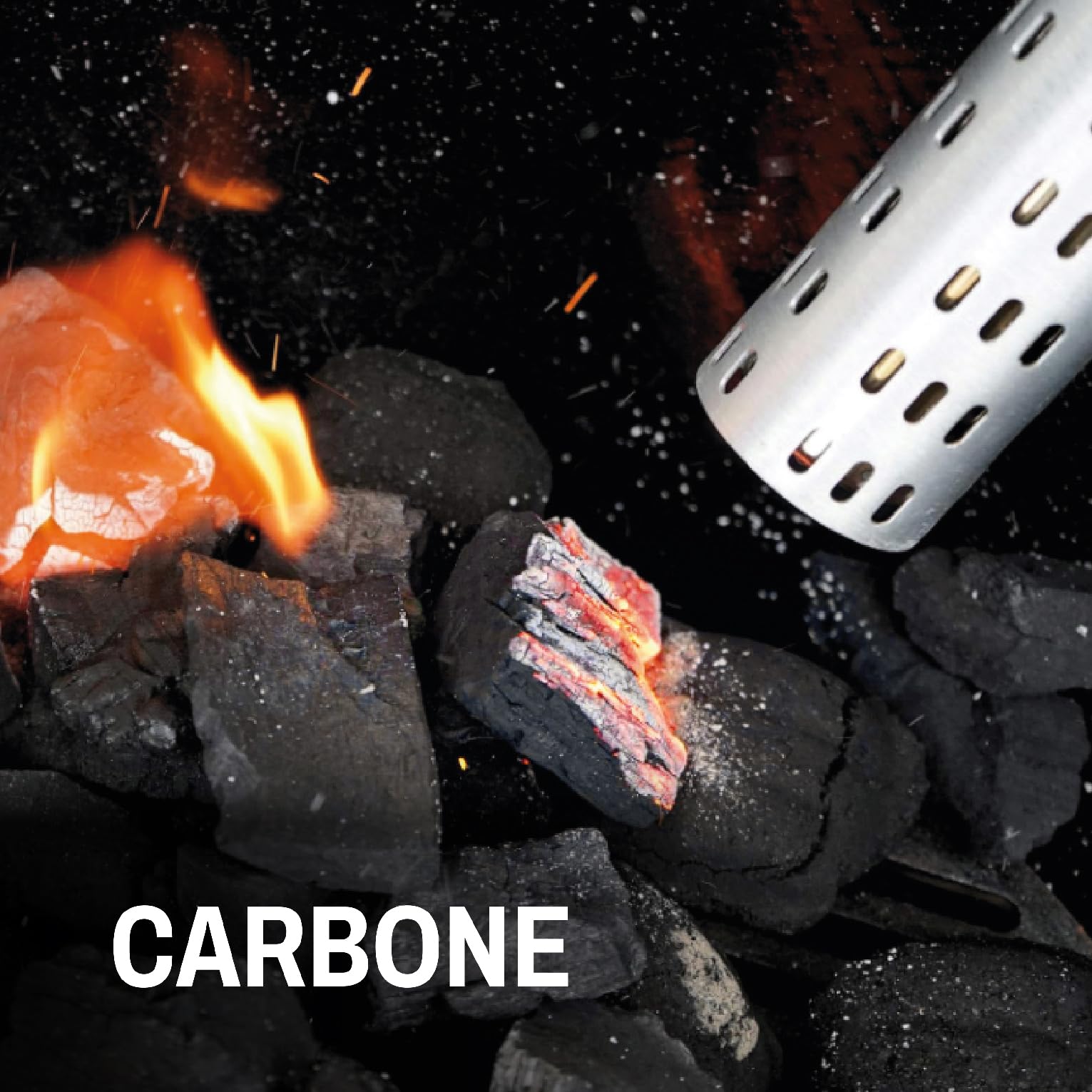 Valex Accendigrill Elettrico, 2000 W, 600 °C, Pistola Termica per Barbecue, Grill, Caminetto e Stufa, Accendifuoco rapido con Apribottiglie