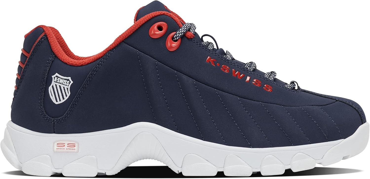 K-Swiss Men's ST329 CMF Sneaker, Wide Tennis Walking Shoes Leather Upper thumbnail