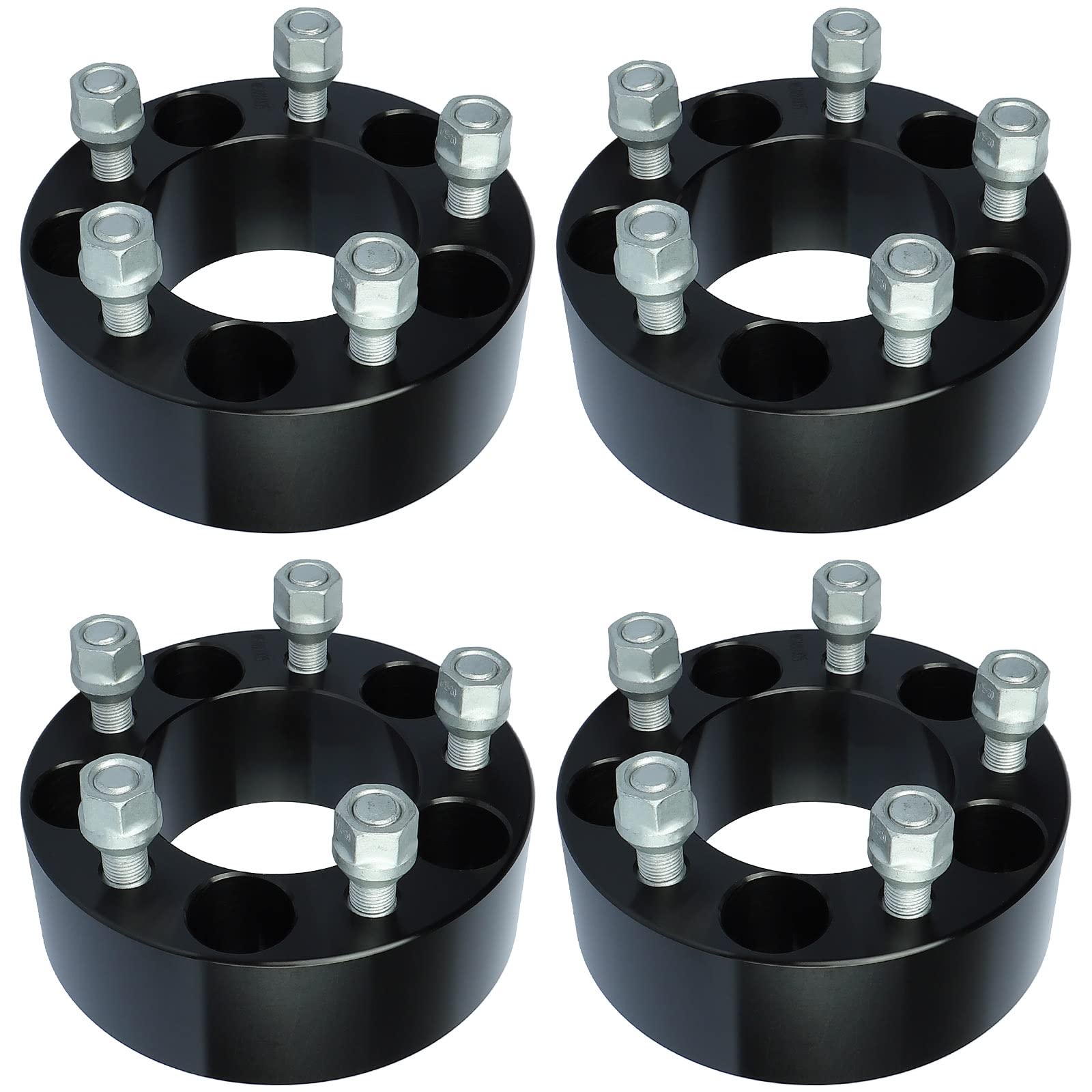 2in Wheel Spacers 5x114.3mm 5x4.5 Wheel Spacers Adapter 82.5mm Hub Bore, 1/2"-20 Studs for 1991-2010 Ford Explorer,1983-2011 Ranger;for 2006-2012 Jeep Liberty 1984-2001 Cherokee 4pcs